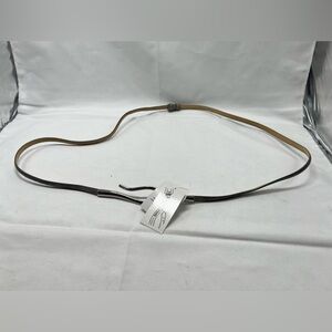 Skinny Aimee Lynn snakesskin like leather belt